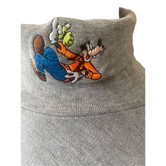 The Disney Store Gray Turtleneck with Goofy on Neck Size Small-EUC - Picture 6 of 10